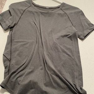 Lululemon green tie back shirt